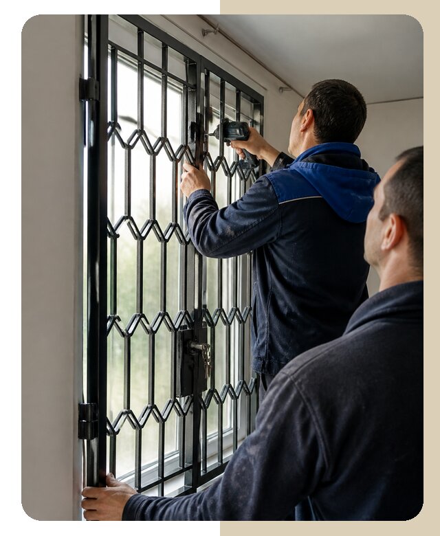Установка распашных решеток в Новотроицке цена от 6804 р. | ДвериЛегко-Нвт